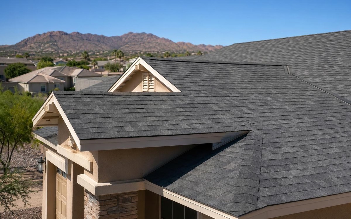 Roof replacement example